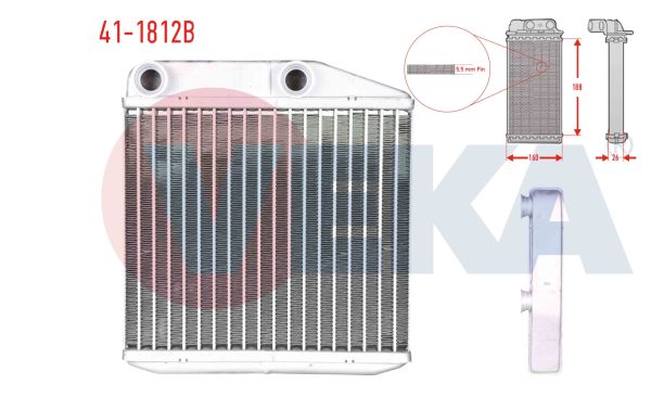 Egea 1.4 Fire Kalorifer Radyatör Veka 41-1812B
