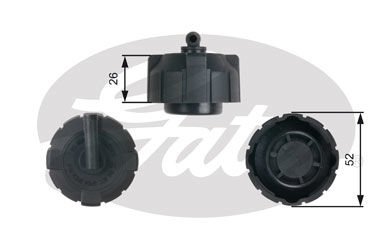 Alfa Romeo 164 1987-1998 Arası 2.0 T.S. Gates Marka Radyatör Yedek Su Depo Kapağı