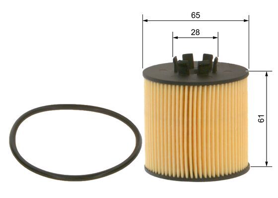 Volkswagen Jetta 2004-2013 Arası 1.6 FSI Bosch Marka Yağ Filtresi