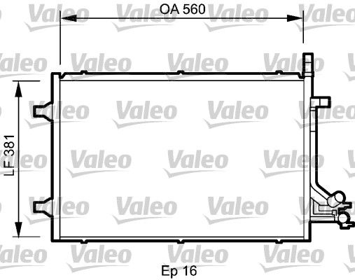 Ford Fusion 2002-2012 Arası 1.6 TDCi Valeo Marka Klima Radyatörü
