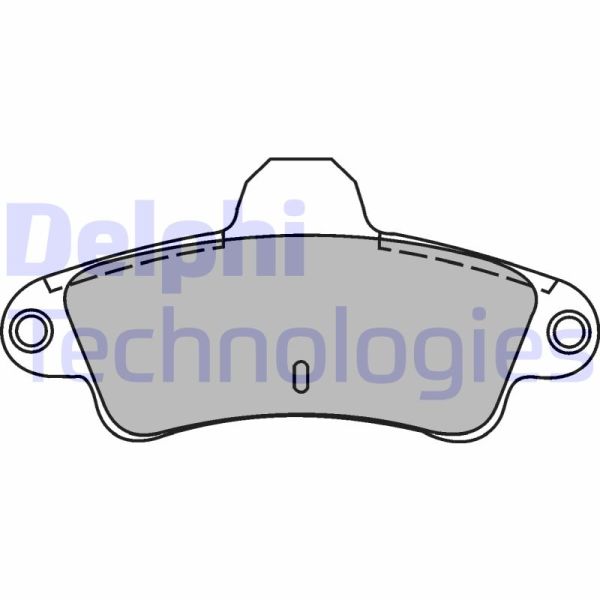 Ford Mondeo 1993-2000 Arası 1.8 TD, 2.0 i 16V, 1.8 i 16V, 1.6 i 16V Delphi Marka Arka Balata