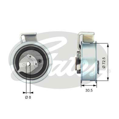 Seat Exeo 2008-2013 Arası 1.8 T Gates Marka Vantilatör Kayış Gergi Rulmanı