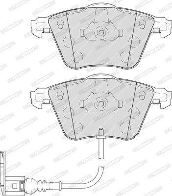 Volkswagen Golf 2008-2014 Arası 2.0 R 4motion Ferodo Marka Ön Fişli Balata