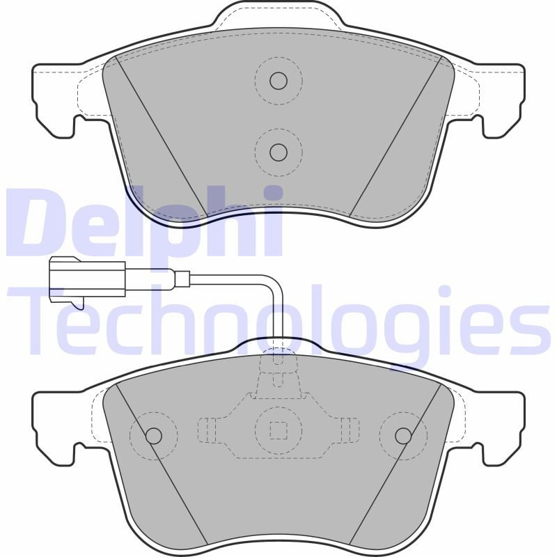 Alfa Romeo 159 2005-2012 Arası 1.9 JTDM 8V Delphi Marka Ön Balata Fişli