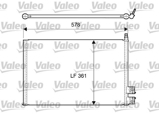 Ford Fusion 2002-2012 Arası 1.4 TDCi, 1.25, 1.6, 1.4 Valeo Marka Klima Radyatörü