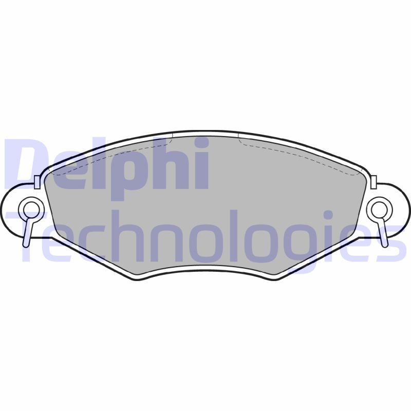 Peugeot 206 1998-2012 Arası 1.1 i, 1.4 i Delphi Marka Ön Balata