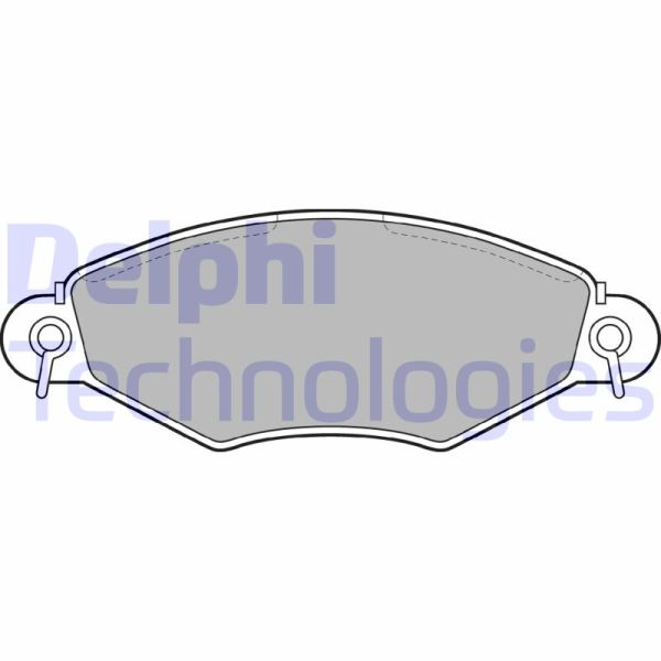Peugeot 206 1998-2012 Arası 1.1 i, 1.4 i Delphi Marka Ön Balata