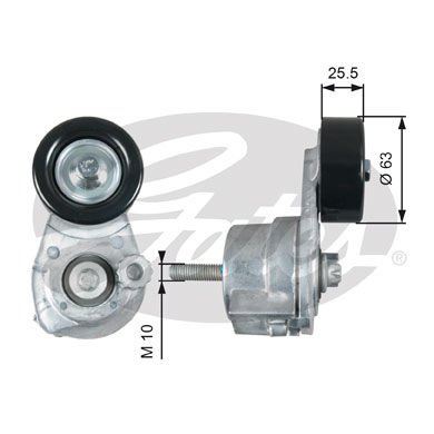 Chevrolet Kalos 2005-2010 Arası 1.4, 1.4 16V Gates Marka Vantilatör Kayış Gergi Rulmanı