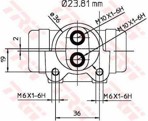 Opel Movano 1998-2003 Arası 2.5 D TRW Marka Sağ Fren Silindiri