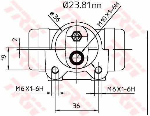 Opel Movano 1998-2003 Arası 2.5 D TRW Marka Sol Fren Silindiri