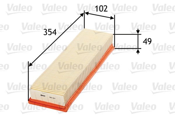 Peugeot 206 1998-2012 Arası 1.4 Valeo Marka Hava Filtresi