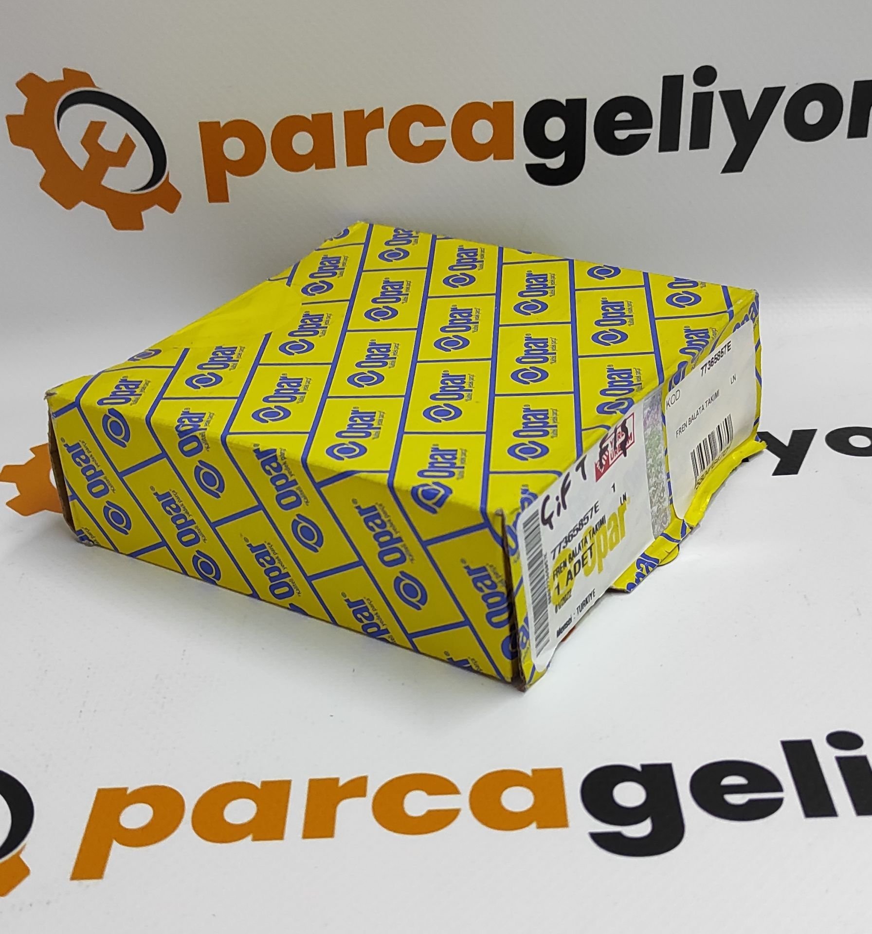 Doblo II Orijinal Ön Fren Balatası (Çift Fişli) 77365857E