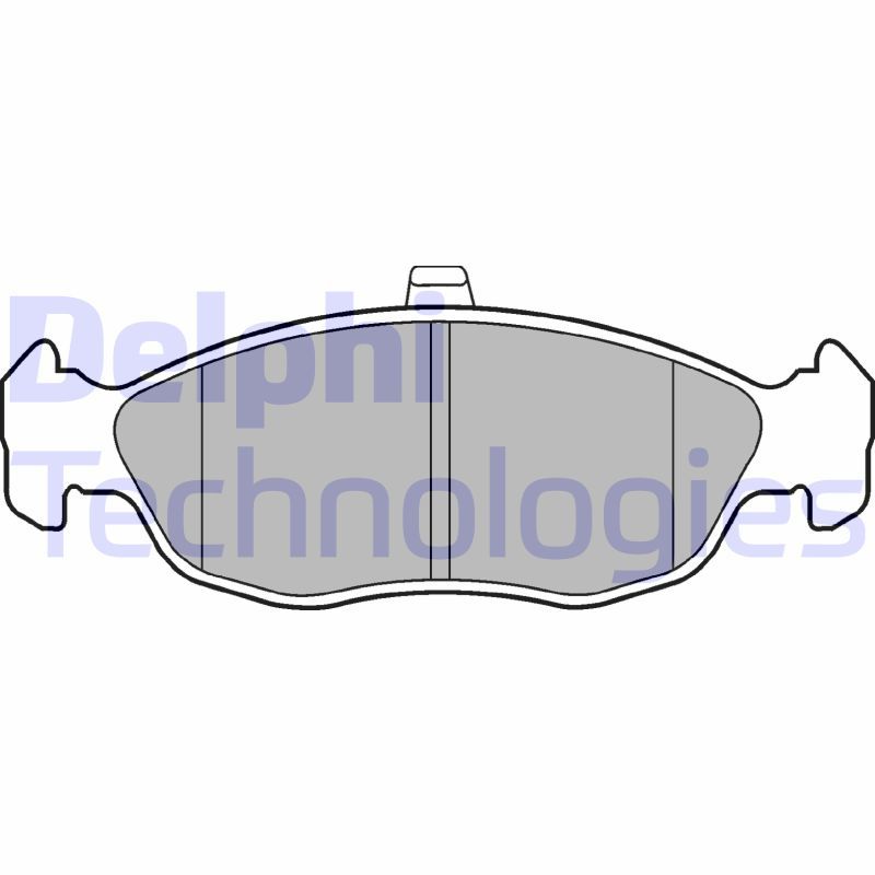 Peugeot 306 1993-2003 Arası 1.9 D, 1.4, 1.8, 1.9 DT, 1.1 Delphi Marka Ön Hava Soğutmalı Diskler İçin Balata