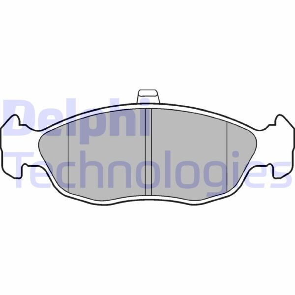 Peugeot 306 1993-2003 Arası 1.9 D, 1.4, 1.8, 1.9 DT, 1.1 Delphi Marka Ön Hava Soğutmalı Diskler İçin Balata