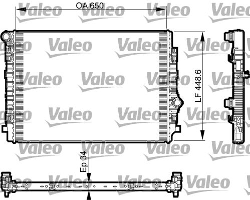 Audi A3 2012-2020 Arası 2.0 TDI, 2.0 TDI quattro Valeo Marka Su Radyatörü