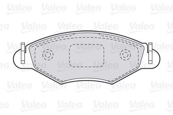 Peugeot 206 1998-2012 Arası 1.4 HDi eco 70, 1.4 i, 1.9 D, 1.1 i, 1.4 HDi, 1.1, 1.4 Valeo Marka Ön Balata