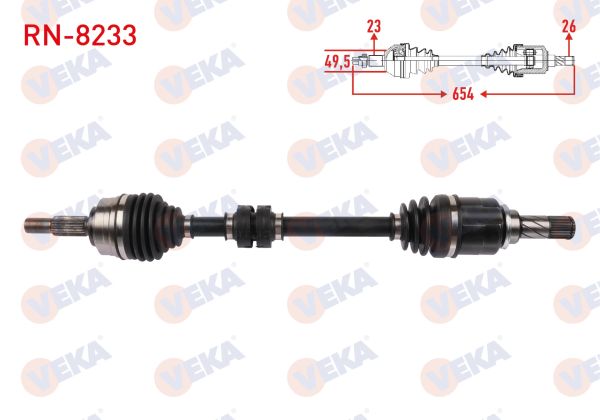Clio V 1.0 Sce Sol Aks Komple Veka RN-8233