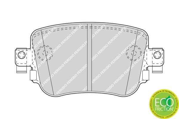 Volkswagen Sharan 2010-2014 Arası 2.0 TDI Ferodo Marka Ön Balata