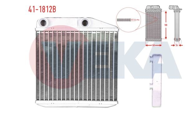 Linea 1.4 16V Kalorifer Radyatör Veka