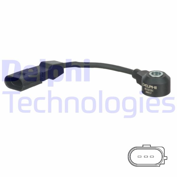 Volkswagen Polo 1995-2009 Arası 100 1.6, 1.6 Delphi Marka Vuruntu Sensörü