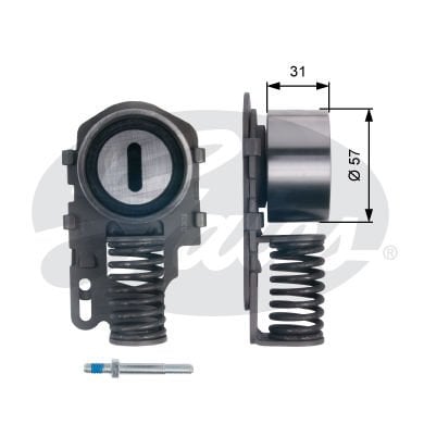 Peugeot 605 1989-1999 Arası 2.1 Turbo Diesel Gates Marka Vantilatör Kayış Gergi Rulmanı