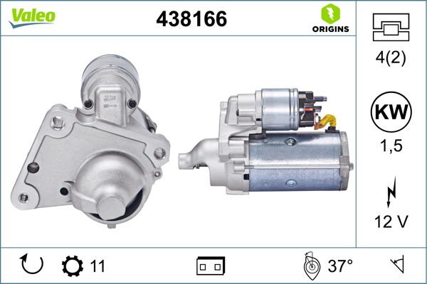 Peugeot 5008 2009-2017 Arası 1.6 HDi Valeo Marka Marş Motoru