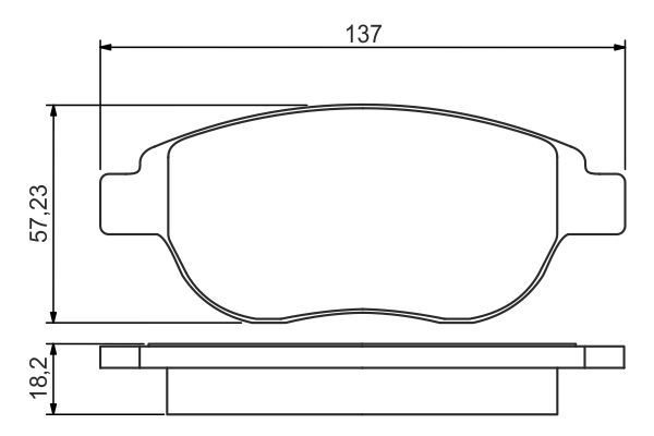 Citroen Xsara 1997-2012 Arası 2.0 16V, 2.0 i 16V, 2.0 HDi, 1.6, 1.8 16V Bosch Marka Ön Balata