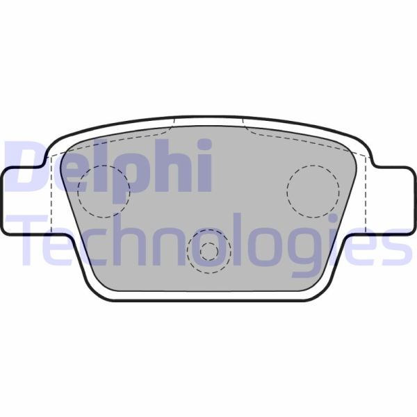 Fiat Bravo 2006-2010 Arası 1.6 D Multijet Delphi Marka Arka Balata