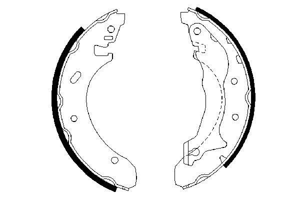 Ford Mondeo 1993-2000 Arası 1.6 i 16V Bosch Marka Pabuçlu Balata