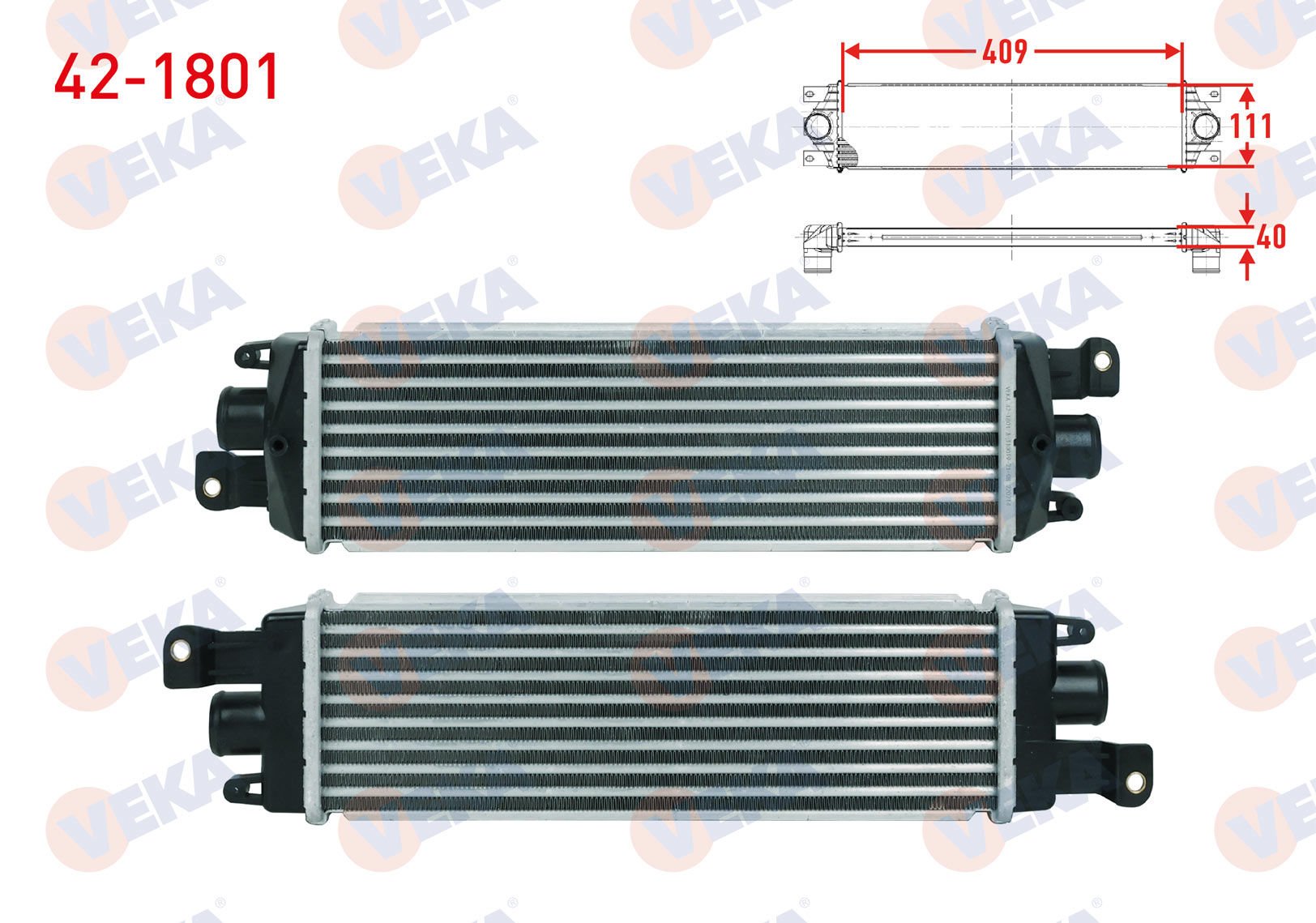 Albea 1.3 Turbo Radyatörü Veka 42-1801