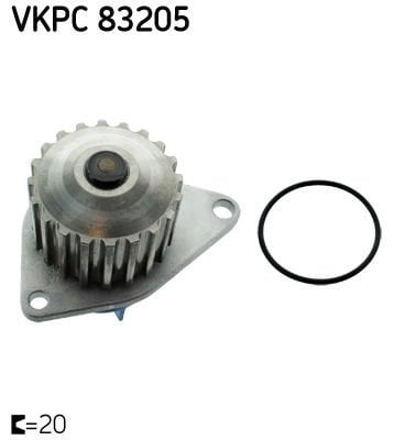 Citroen Ax 1986-1998 Arası 14 D, 11, 1.3 Sport, 14, 10 E, 10 SKF Marka Devirdaim Su Pompası
