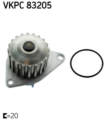 Citroen Ax 1986-1998 Arası 14 D, 11, 1.3 Sport, 14, 10 E, 10 SKF Marka Devirdaim Su Pompası