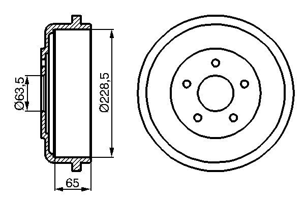Ford Escort 1973-1981 Arası 1.3 Bosch Marka Kampana