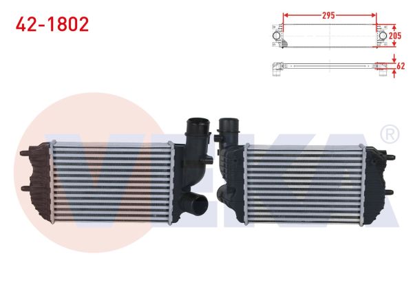 Ducato II 02-06 2.3 Mjt Turbo Radyatörü (Intecooler) Veka 42-1802