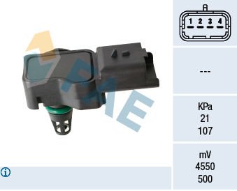 Peugeot 207 2006-2015 Arası 1.6 16V VTi, 1.6 16V FAE Marka Map Sensörü