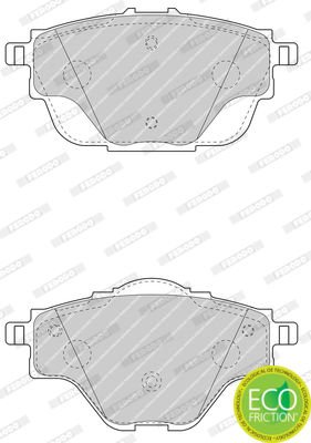 Citroen C4 2013-2017 Arası 1.6 BlueHDi 120 Ferodo Marka Arka Balata