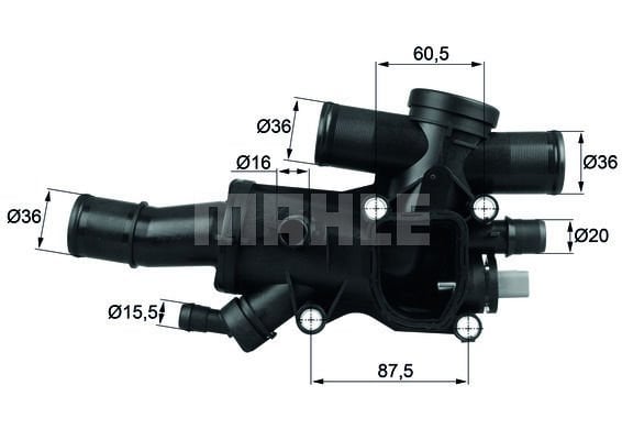 Peugeot 307 2000-2012 Arası 2.0 HDi 135 Mahle Marka Termostat