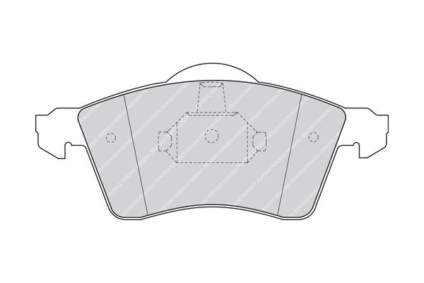 Volkswagen Transporter 1990-2004 Arası 2.5 TDI, 2.8 VR 6, 2.5 TDI Syncro, 2.8 VR6 Ferodo Marka Ön Balata