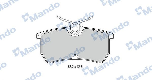 Ford Focus 1998-2009 Arası 1.6 16V, 1.4 16V, 1.8 16V Mando Marka Arka Balata