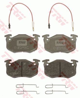 Renault Twingo 1993-2012 Arası 1.2 TRW Marka Ön Fişli Balata