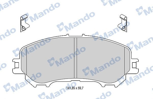Renault Kadjar 2015-2019 Arası 1.5 dCi 110, 1.6 dCi 130 4x4, 1.2 TCe 130, 1.6 dCi 130 Mando Marka Ön Balata