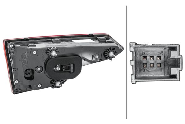Audi A4 2015-2019 Arası 2.0 TFSI Hella Marka Sağ İç Stop Lambası