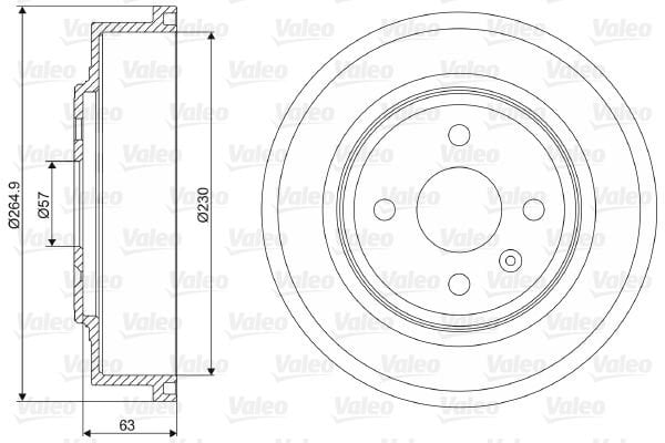 Opel Astra 1991-2005 Arası 1.4 i Valeo Marka Kampana