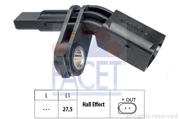 Seat Leon 2005-2013 Arası 1.6 TDI Facet Marka Ön Abs Sensörü