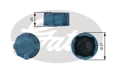 Alfa Romeo 145 1994-2001 Arası 1.4 i.e. 16V T.S., 1.6 i.e. 16V T.S. Gates Marka Radyatör Yedek Su Depo Kapağı