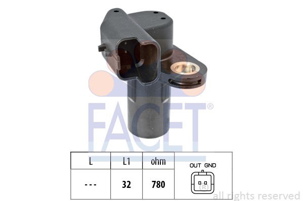Renault Scenic 2003-2010 Arası 1.9 dCi Facet Marka Krank Sensörü
