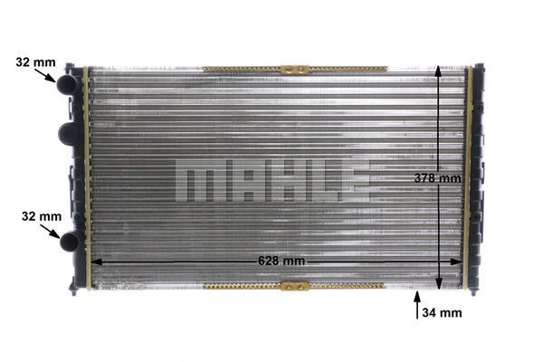 Volkswagen Polo 1995-2009 Arası 100 1.6, 60 1.4, 75 1.6 Mahle Marka Su Radyatörü