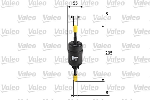 Ford Fiesta 2001-2014 Arası 1.6 16V Valeo Marka Yakıt Filtresi