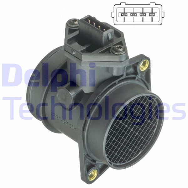 Volkswagen Golf 1997-2008 Arası 1.8 T Delphi Marka Hava Debimetresi
