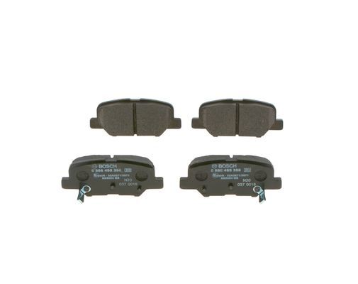 Citroen C4 2010-2014 Arası 1.6 HDi 115, 1.6 HDi 115 AWC, 1.6 Bosch Marka Arka Balata